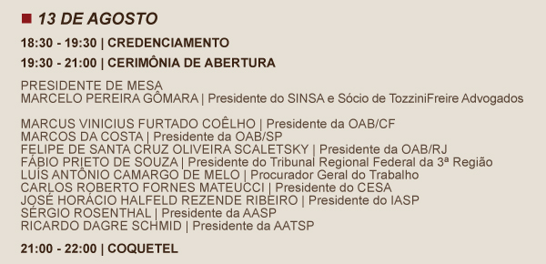 13 de Agosto