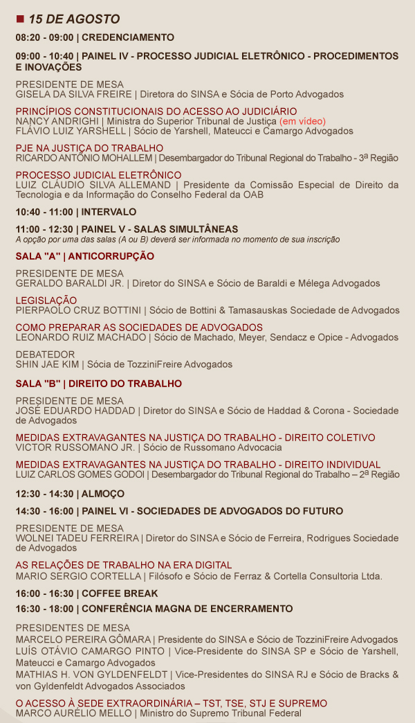 15 de Agosto